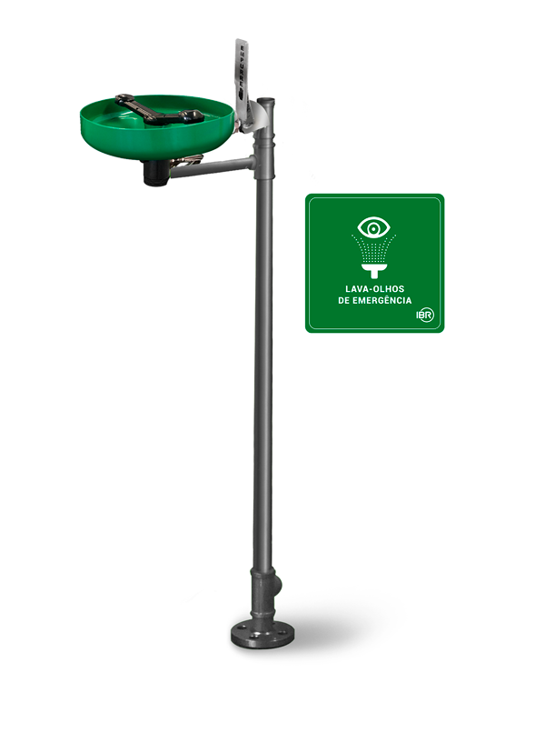 Lava Olhos de Piso INOX Bacia ABS