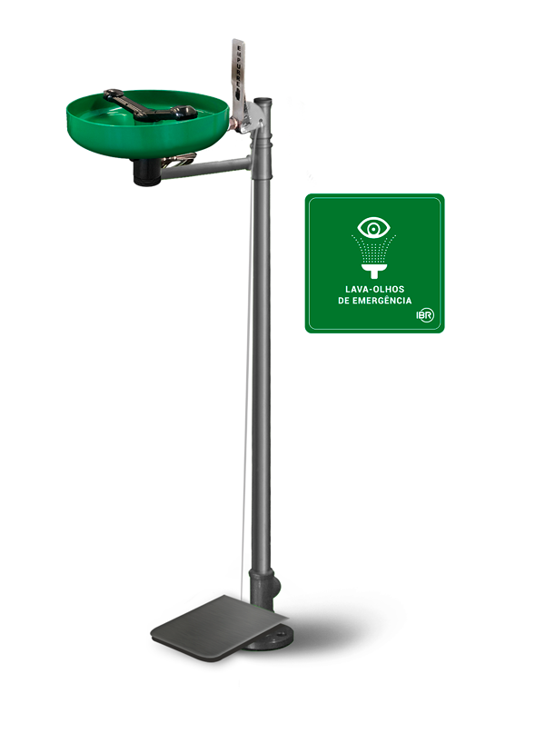 Lava Olhos de Piso INOX PEDAL Bacia ABS